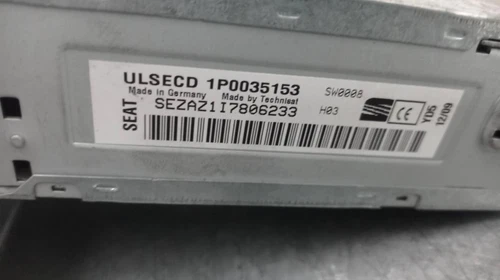 1P0035153 Sistema Audio/Radio Cd para SEAT LEON (1P1) Reference Ecomotive 174273 - Imagen 2 de 3