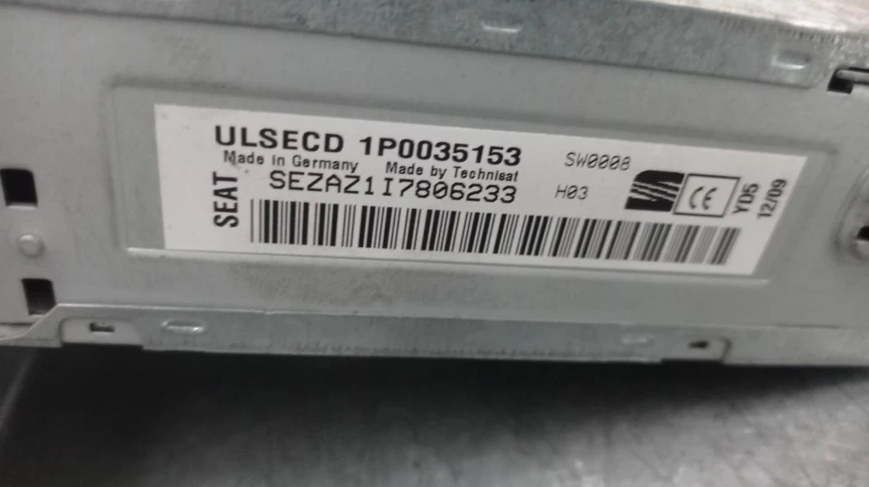 1P0035153 Sistema Audio/Radio Cd para SEAT LEON (1P1) Reference Ecomotive 174273 - Imagen 2 de 3