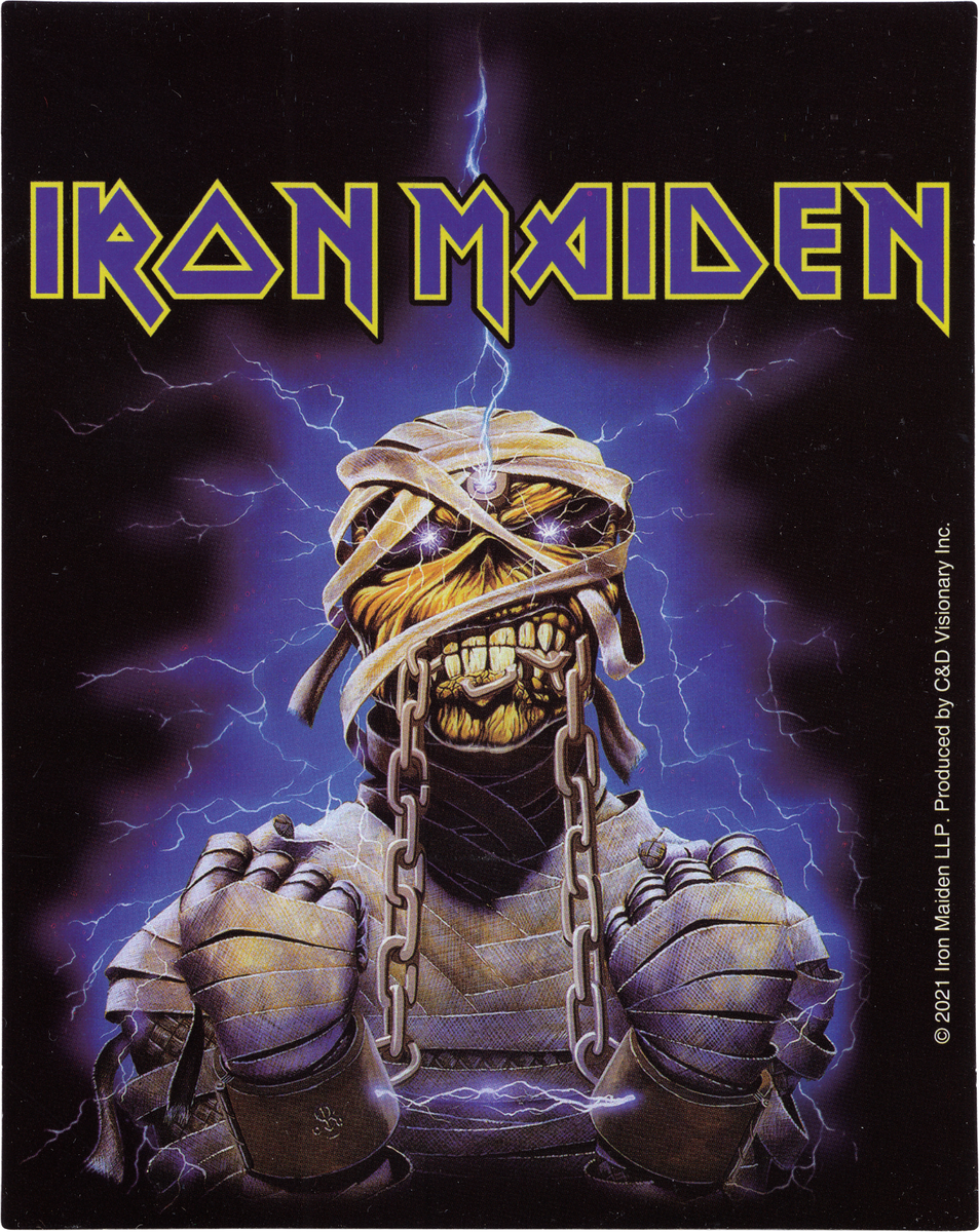 C&D Visionary Iron Maiden Metal Sticker | Guitar Center