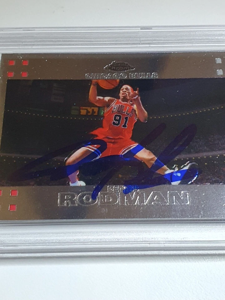 2007 Topps Chrome Dennis Rodman AUTO #93 On Card Autograph - BGS Authenticated - Image 2 of 3