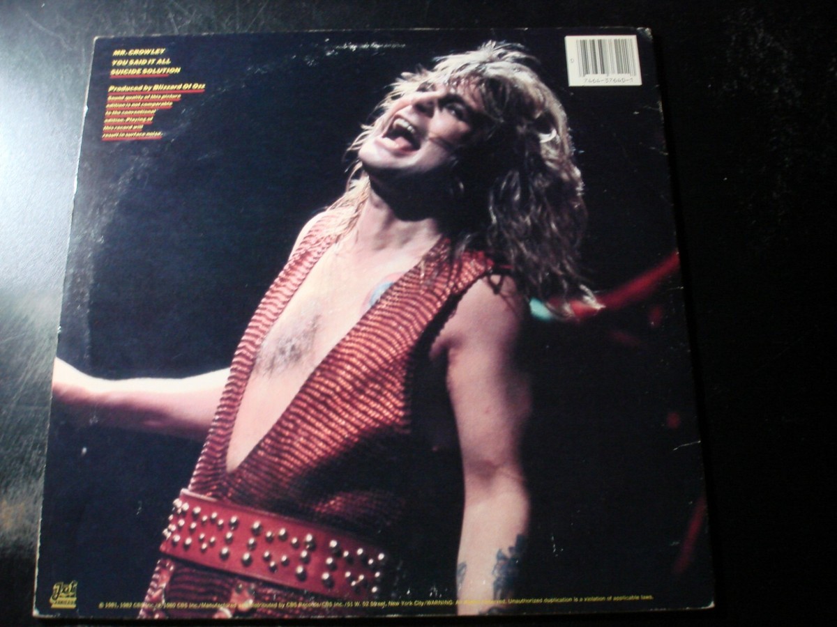 OZZY OSBOURNE LIVE MR CROWLEY 12