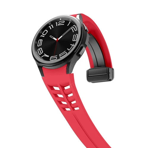 Magnetic Buckle Breathable Silicone Band for Samsung Galaxy Watch 7 6 5 4 Bands - Picture 64 of 115
