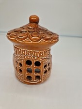 VINTAGE THORNTONS CHOCOLATE KABIN CERAMIC TOFFEE MONEY BOX POT