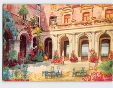 Postcard Cortile, Hotel Tramontano, Sorrento, Italy