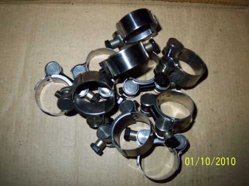 Stainless Steel 1" Pex Clamp Adjustable Screw Pack of 30 Boiler Hardware New - Picture 2 of 2