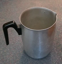 Enterprise Quality Cookware 8" Aluminum Water Pitcher Open Top, NO Ice Strainer