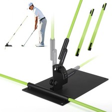 Collapsible 48" Golf Alignment Stick Holder for Accurate Aiming Training