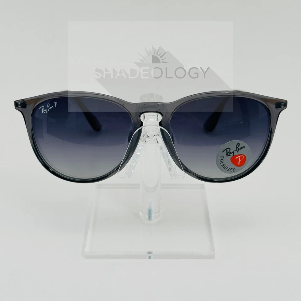 Gafas de sol polarizadas Ray-Ban RB4171 6592/T3 Erika marco azul gris lente degradada Foto 2 de 4