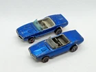 Redline Hot Wheels - Custom Firebird Lot of 2 - HK Blue & US Blue