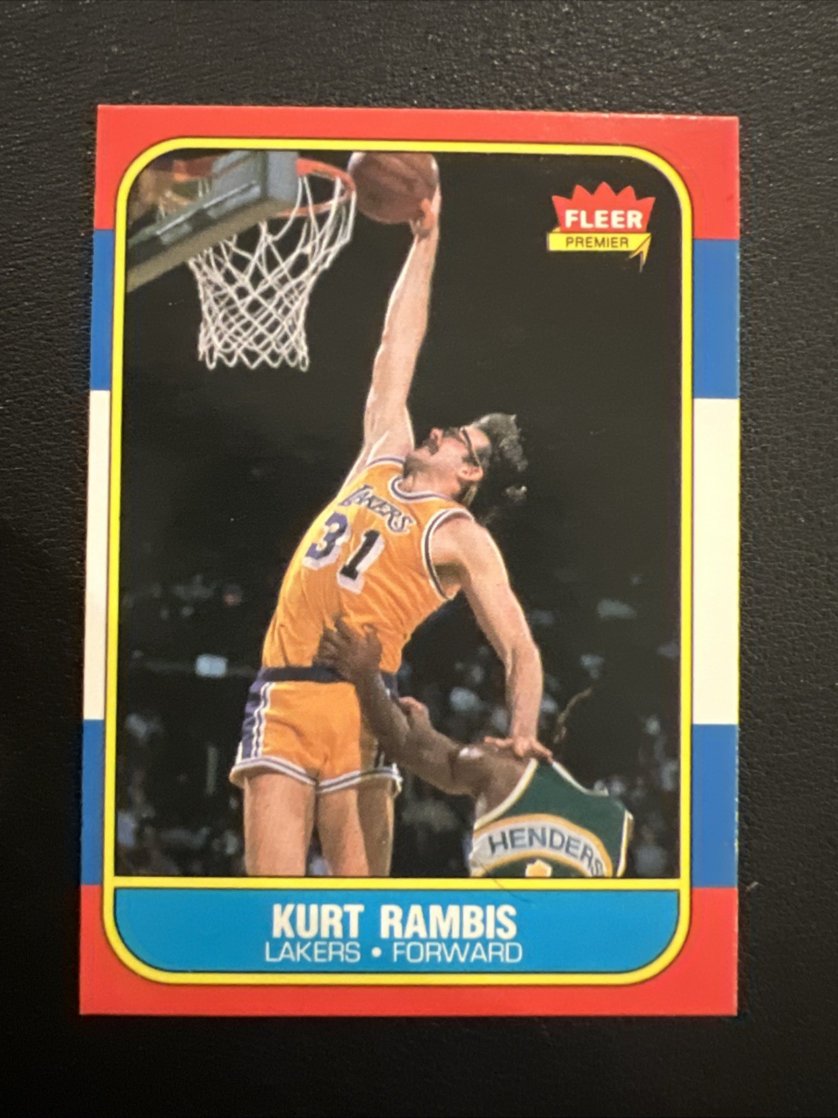 1986 Fleer Basketball #89 Kurt Rambis EX W/ Awesome Corners!