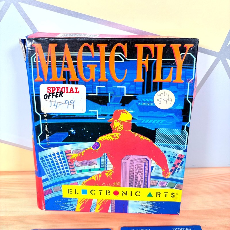 Vintage Magic Fly 1990 Electronic Arts 3D First-Person Shooter Atari ST Floppy