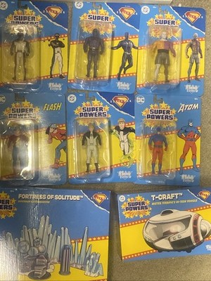 McFarlane Super Powers Superman Fortress of Solitude t Craft Batwing +Six Figur