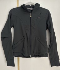 Women  s Nike Full Zip Athletic Jacket Gray Fitted Performance Size Small