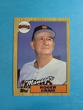 Roger Craig 1987 Topps Baseball Card # 193 J8804