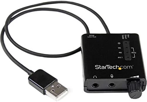 StarTech.com USB Sound Card w/ SPDIF Digital Audio & Stereo Mic – External Sound - Bild 2 von 4