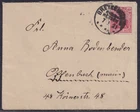 78492) Bretzenheim Rheinhessen stamp 1921 on cover to Offenbach