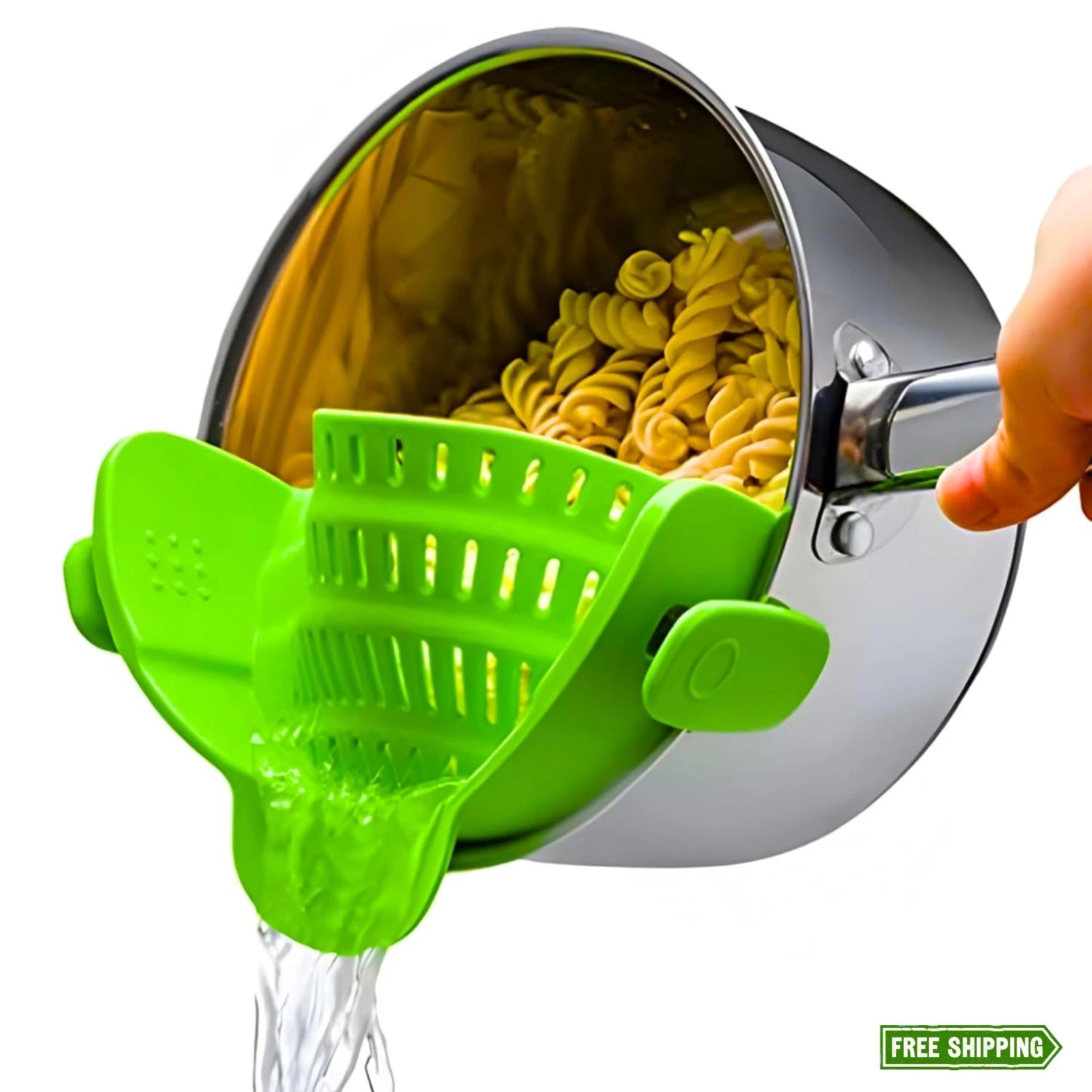 Kitchen Gizmo Snap N' Strain Clip On Strainer