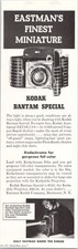 Kodak Bantam Special Vintage Print Ad 1937 Eastman Camera Film