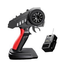 RC Transmitter and Receiver 200M DIY Accs RC and Receiver for 1/18 1/12 1/16