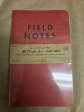 Field Notes Brand D&D 5e Character Journal Set Unopened
