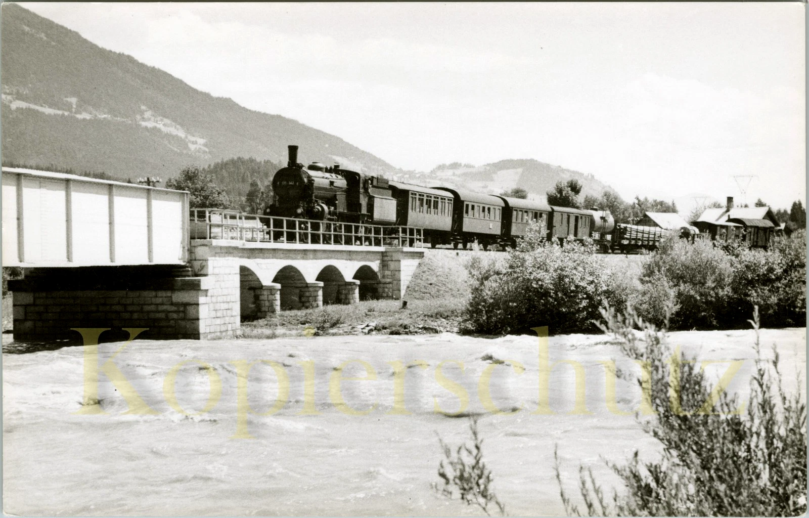 Foto - ÖBB 135.342 der Zf Lienz um 1955 - Bild 1 von 1