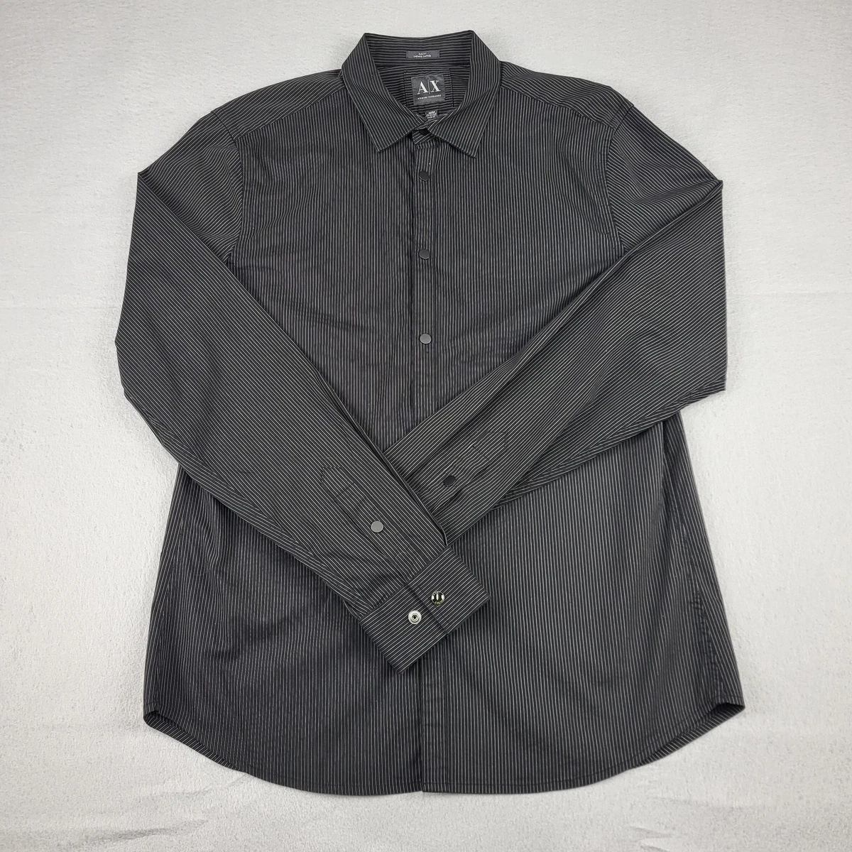 Armani Exchange Slim Dress Shirts for Men for sale | eBay