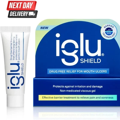 Iglu Shield Non-Medicated Mouth Ulcer Treatment. Effective Barrier to Protect