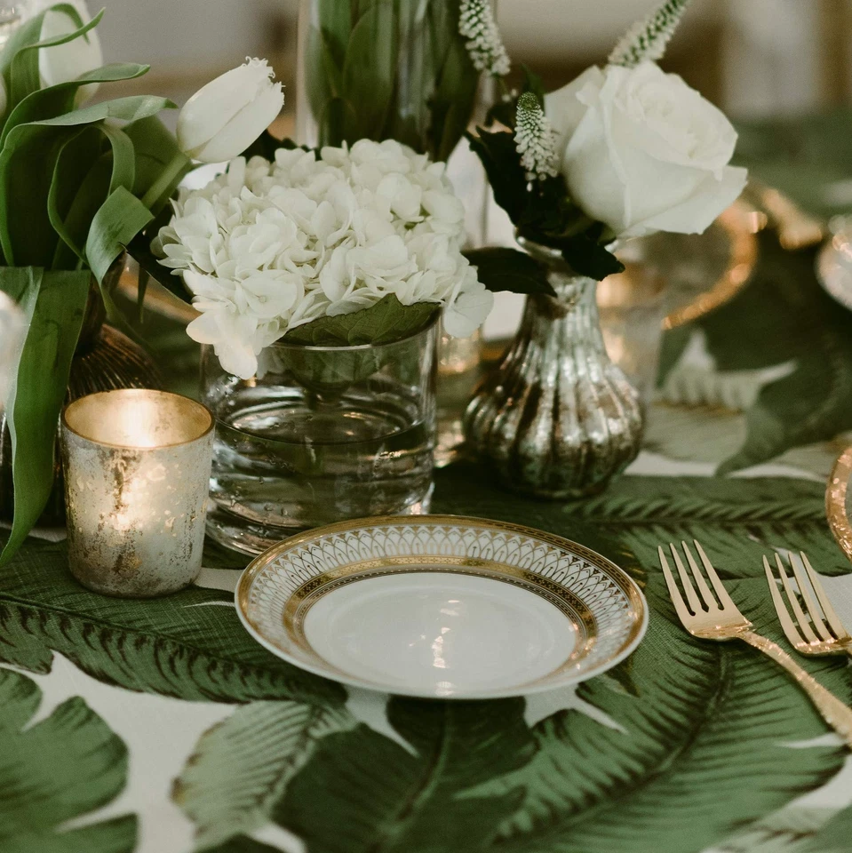 Xícara e pires de lata Iriana 8 oz, conjunto de 6, ouro - Imagem 3 de 3