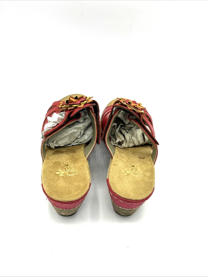 Rieker Sommer Sandalen mit Absatz rot Gr.36 NEU AM20 - Bild 3 von 4