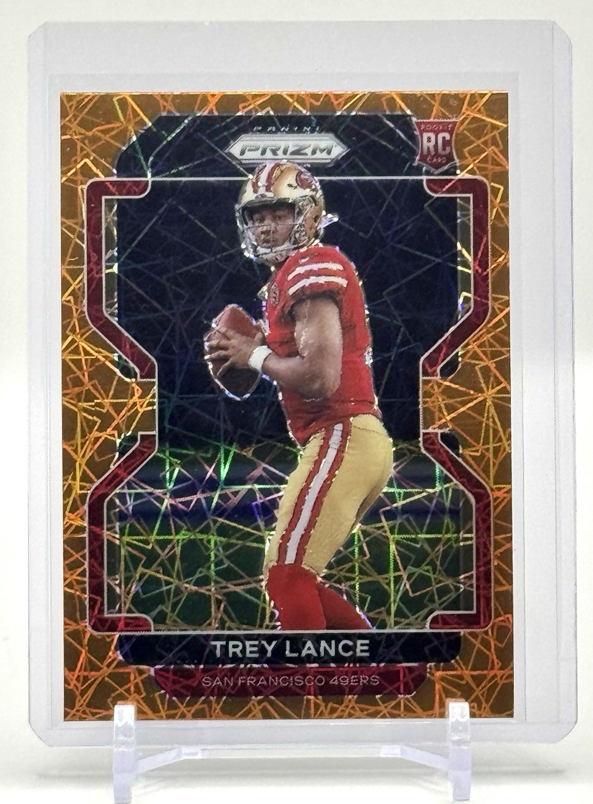 2021 Panini Prizm - Rookie Trey Lance #333 Lazer Prizm (RC)