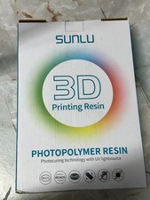 Sunlu Water Washable 3D Printer Resin 2KG Solid Grey New