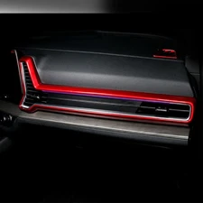 Red Dashboard Vent Cover Trims For Kia Sportage NQ5 LHD