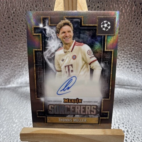 Topps UCC Merlin 2024-25 Thomas Muller Sorcerers Autograph Bayern Munich