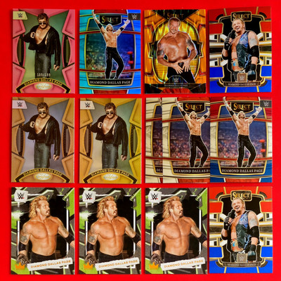 Diamond Dallas Page Lot (13 Cards) WWE Prizm /149 /299 Parallels SPs Inserts