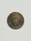 1944-D Walking Liberty Half Dollar TONED ARTIFICIAL 90% Silver 0.36 Oz ASW