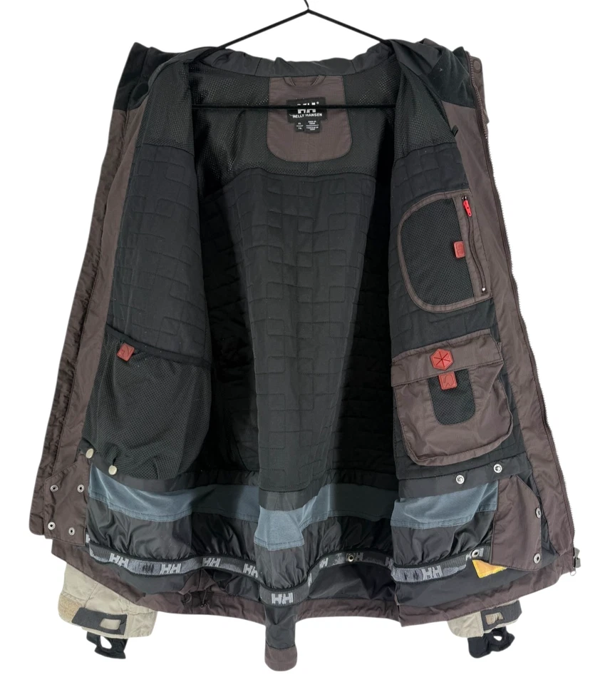 Chaqueta de esquí Helly Hansen para hombre Helly Tech XP Thermore con falda para nieve talla XL Foto 3 de 4