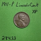 1911 P Lincoln Wheat Cent / Penny 1c Xf Extra Fine