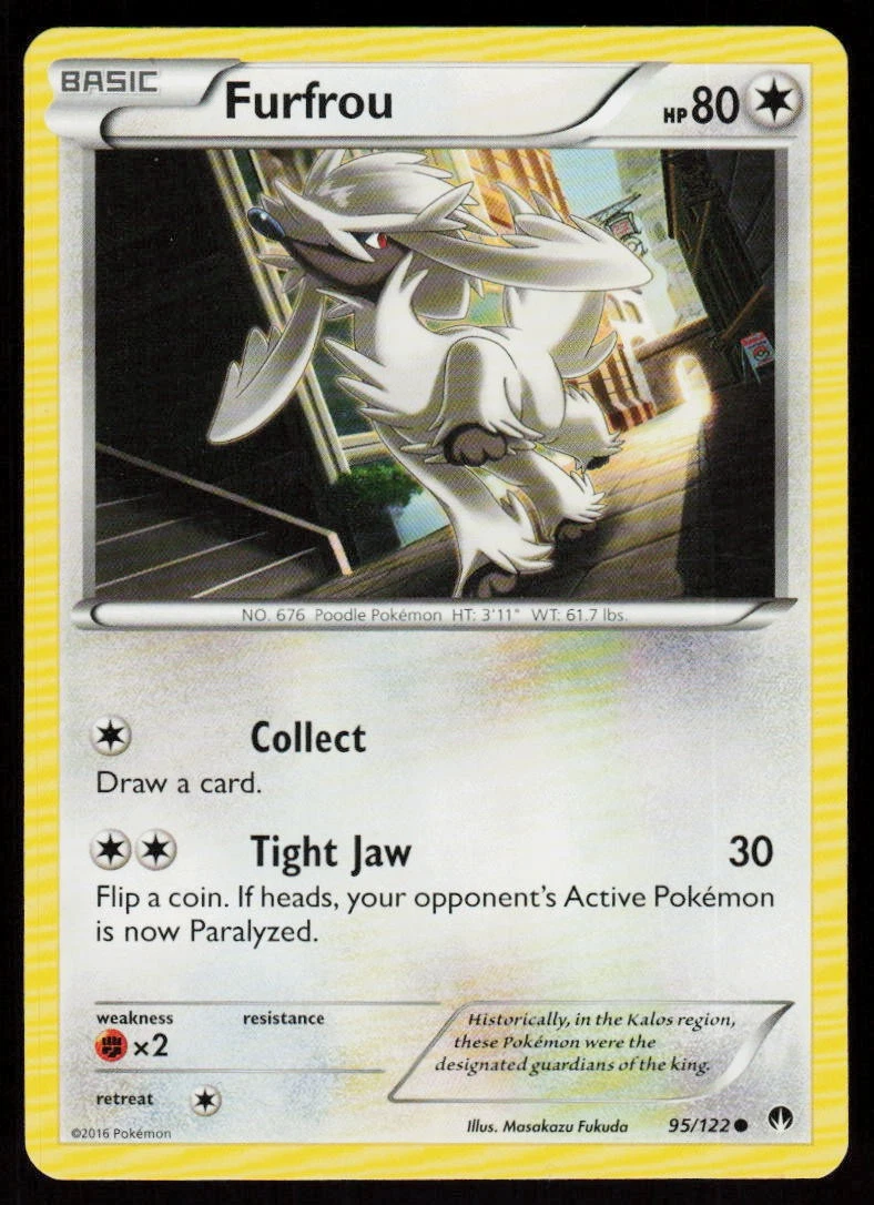 pokemon furfrou card (Mega Rising #207/331, 2-Diamonds) The item may be similar but not exactly the same as the image (e.g 2025 Pokemon Pre En-prismatic Evolutions