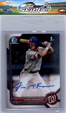 2022 Bowman Draft #CDA-JM Jared McKenzie Chrome Draft Pick Autographs