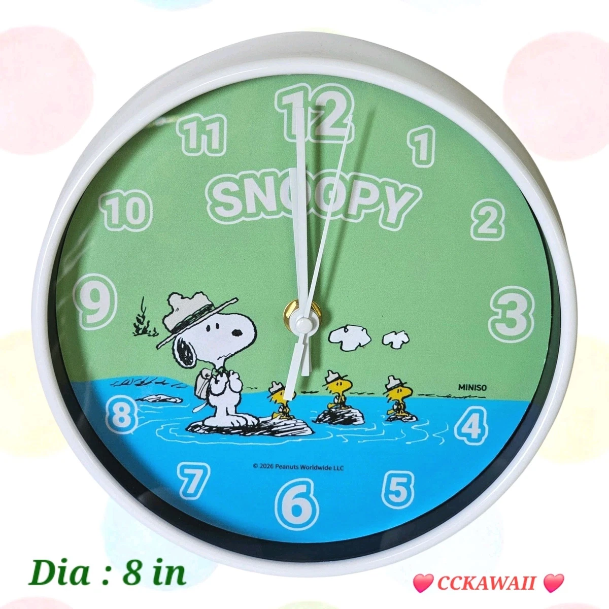 snoopy wall clock products for sale | eBay