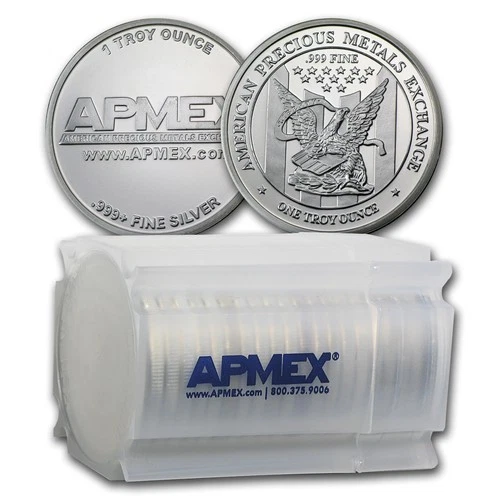 1 oz Silver Round .999 Fine (Lot of 20) - APMEX Rounds