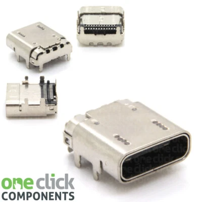 ONE CLICK COMPONENTS Conector de alimentación de CC puerto de carga USB tipo C para Lenovo 300E 2da generación 82GK tipo C