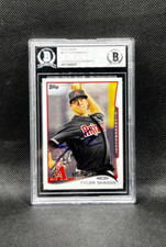 TYLER SKAGGS signed auto 2014 TOPPS #63 w/ COA BECKETT SLAB