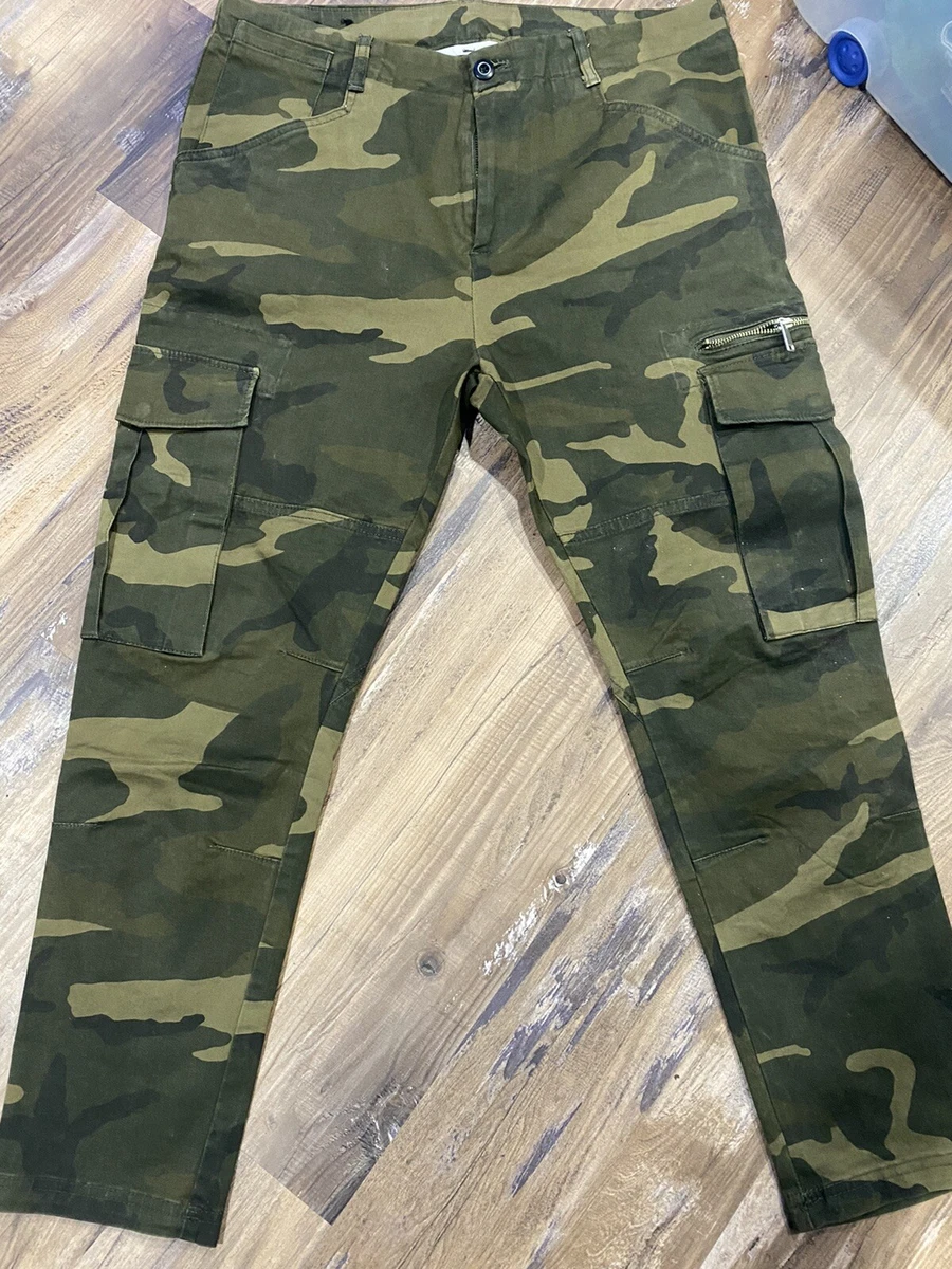 Zara Cargo Camo Pants Men s Size 34