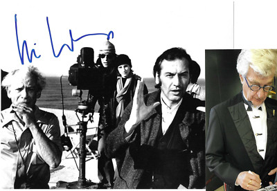 Wim Wenders persönlich gesammelt Foto 20x25 original Autogramm