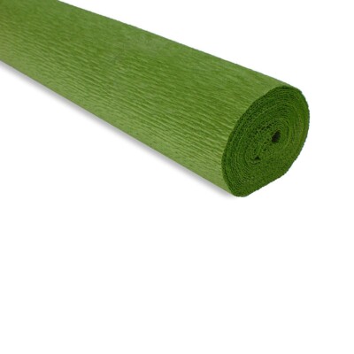 Krepppapier Rolle 180g (50 x 250cm) helloliv (Farbton 622)