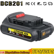 Pack 20V For DeWALT 20 Volt Max XR 3Ah Lithium Ion DCB201 DCB203 DCB207 Battery