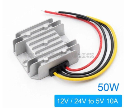 Voltage converter DC 12V / 24V to DC 5V 10A 50W step down converter