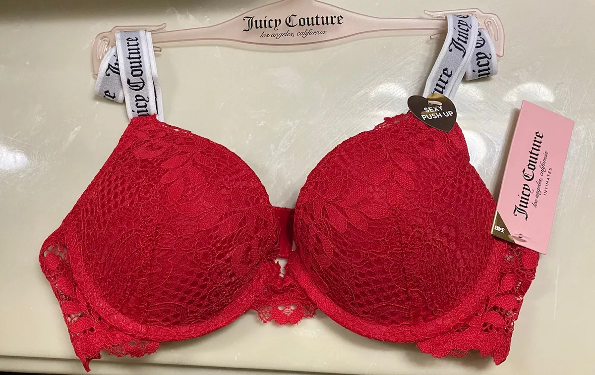 Women's Lace Plunge Push-up Bra - Auden™ Red 44d : Target