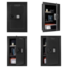 Digital Electronic Flat Recessed Wall Hidden Safe Security Box Jewelry Gun Cash